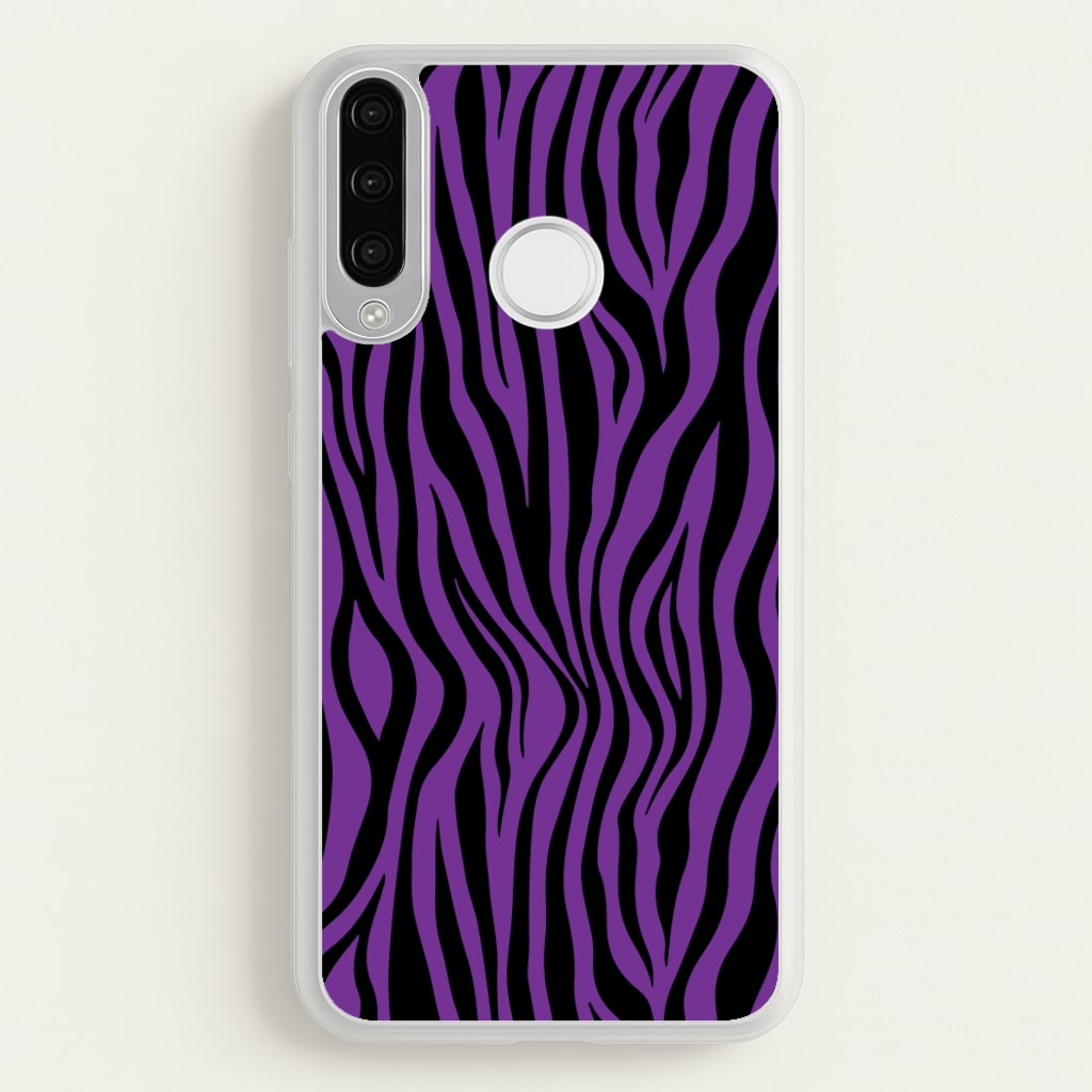 Purple Zebra - Animal Patterns - Animal Patterns Phone Case for Huawei P30 Lite