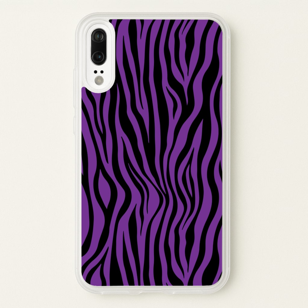 Purple Zebra - Animal Patterns - Animal Patterns Phone Case for Huawei P20