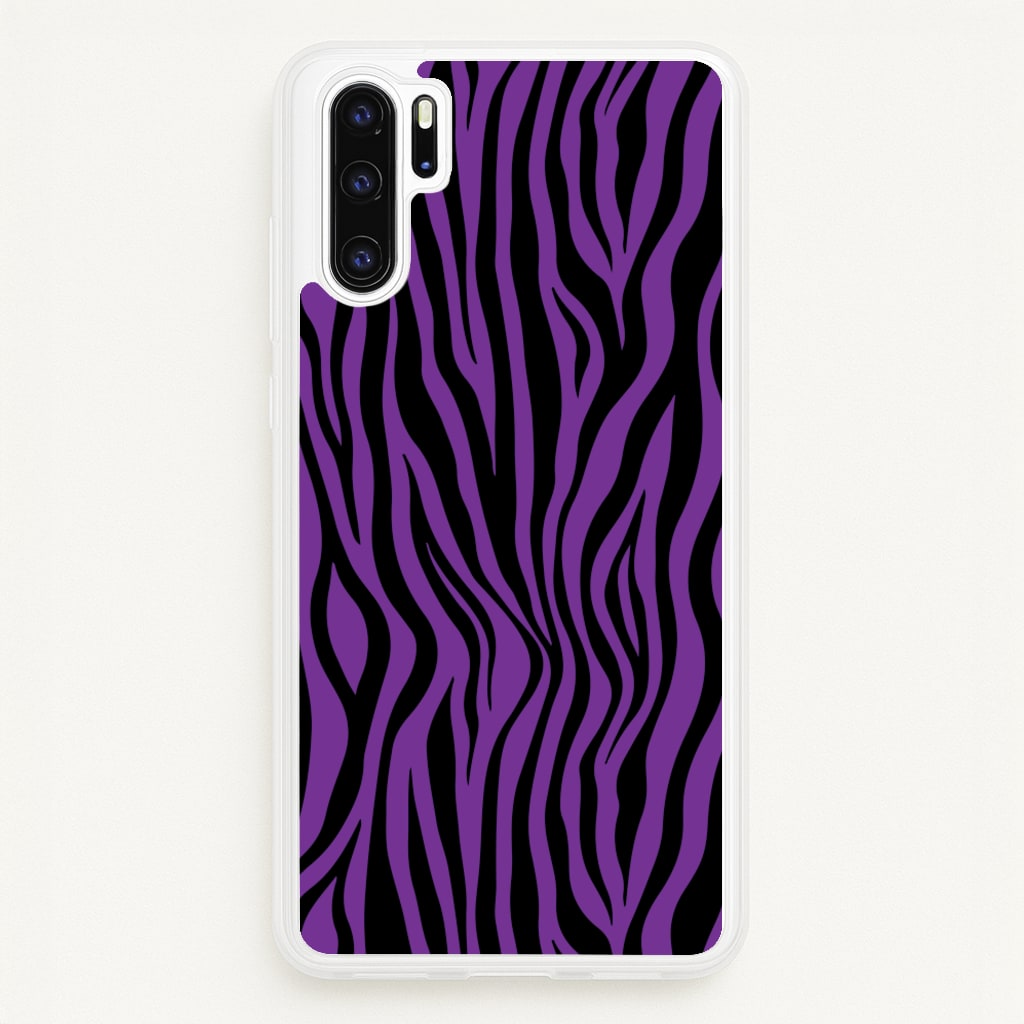 Purple Zebra - Animal Patterns - Animal Patterns Phone Case for Huawei P30 Pro
