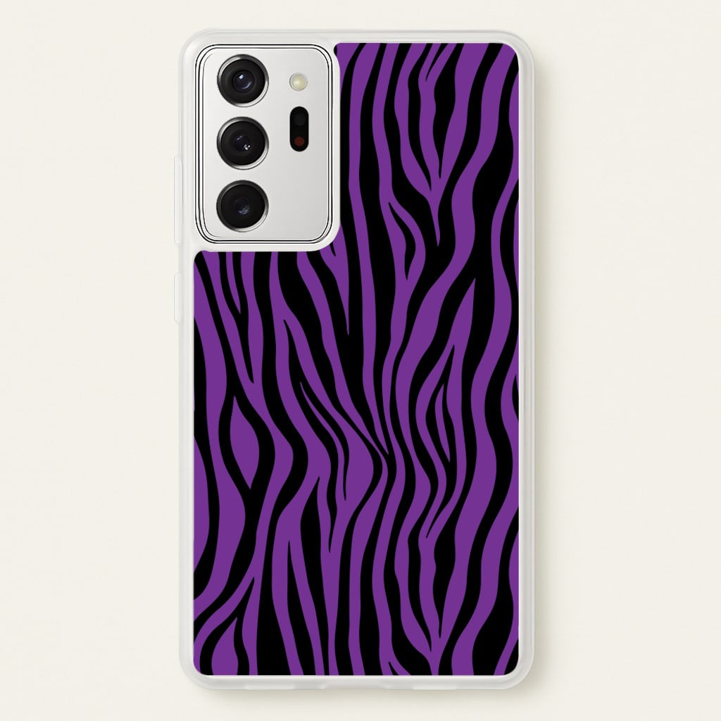 Purple Zebra - Animal Patterns - Animal Patterns Phone Case for Galaxy Note 20 Ultra
