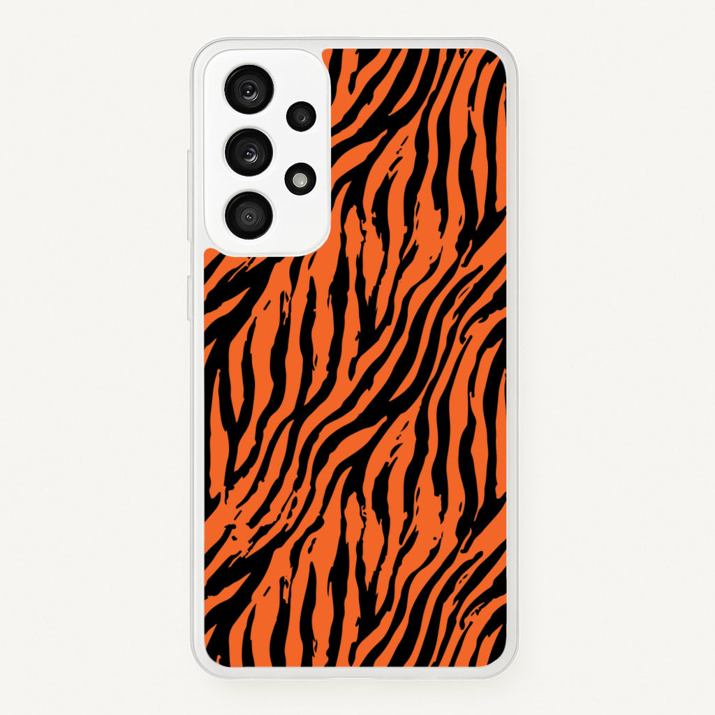 Tiger - Animal Patterns - Animal Patterns Phone Case for Galaxy A53