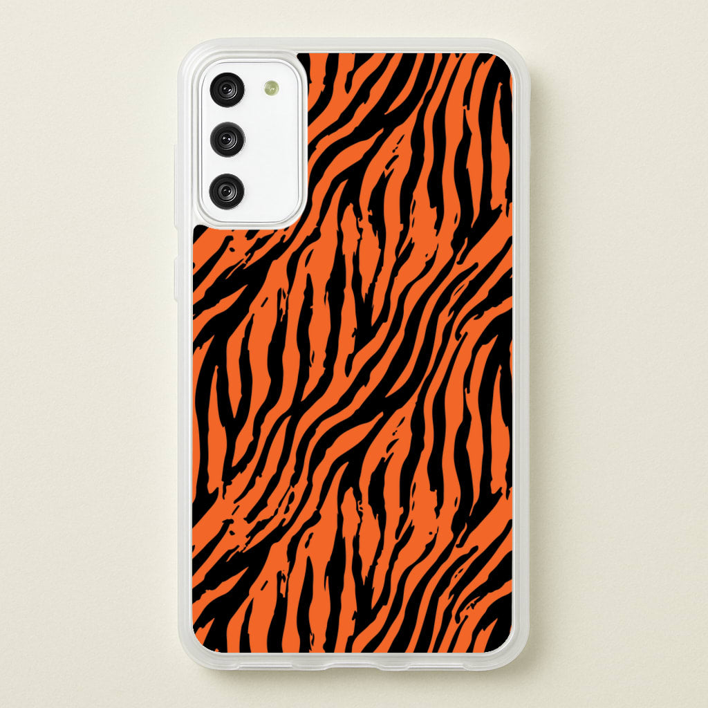 Tiger - Animal Patterns - Animal Patterns Phone Case for Galaxy S20