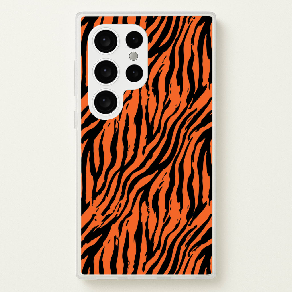 Tiger - Animal Patterns - Animal Patterns Phone Case for Galaxy S24 Ultra