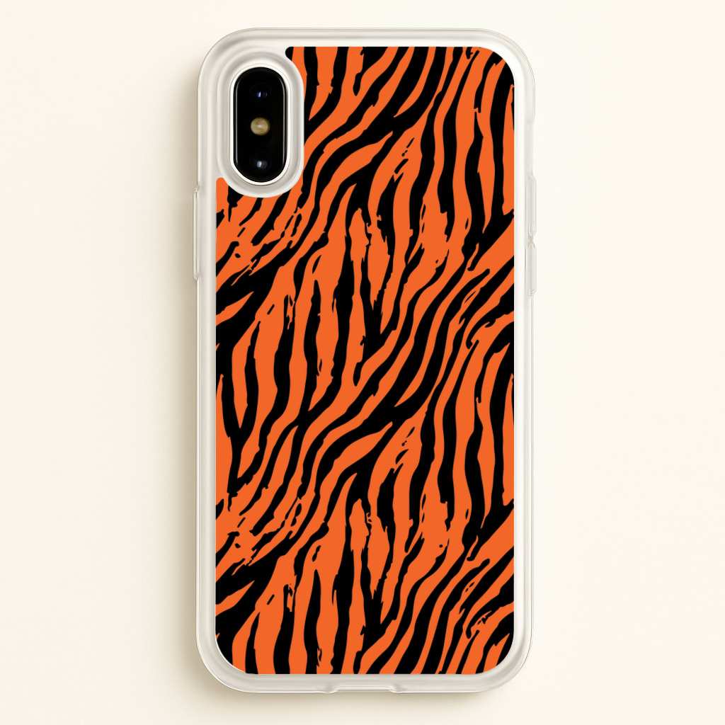 Tiger - Animal Patterns - Animal Patterns Phone Case for iPhone X / XS