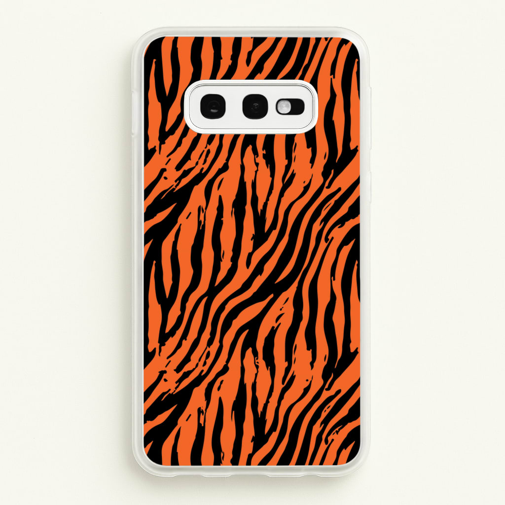 Tiger - Animal Patterns - Animal Patterns Phone Case for Galaxy S10e
