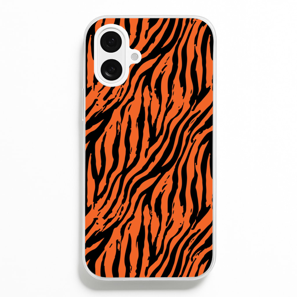 Tiger - Animal Patterns - Animal Patterns Phone Case for iPhone 16 Plus