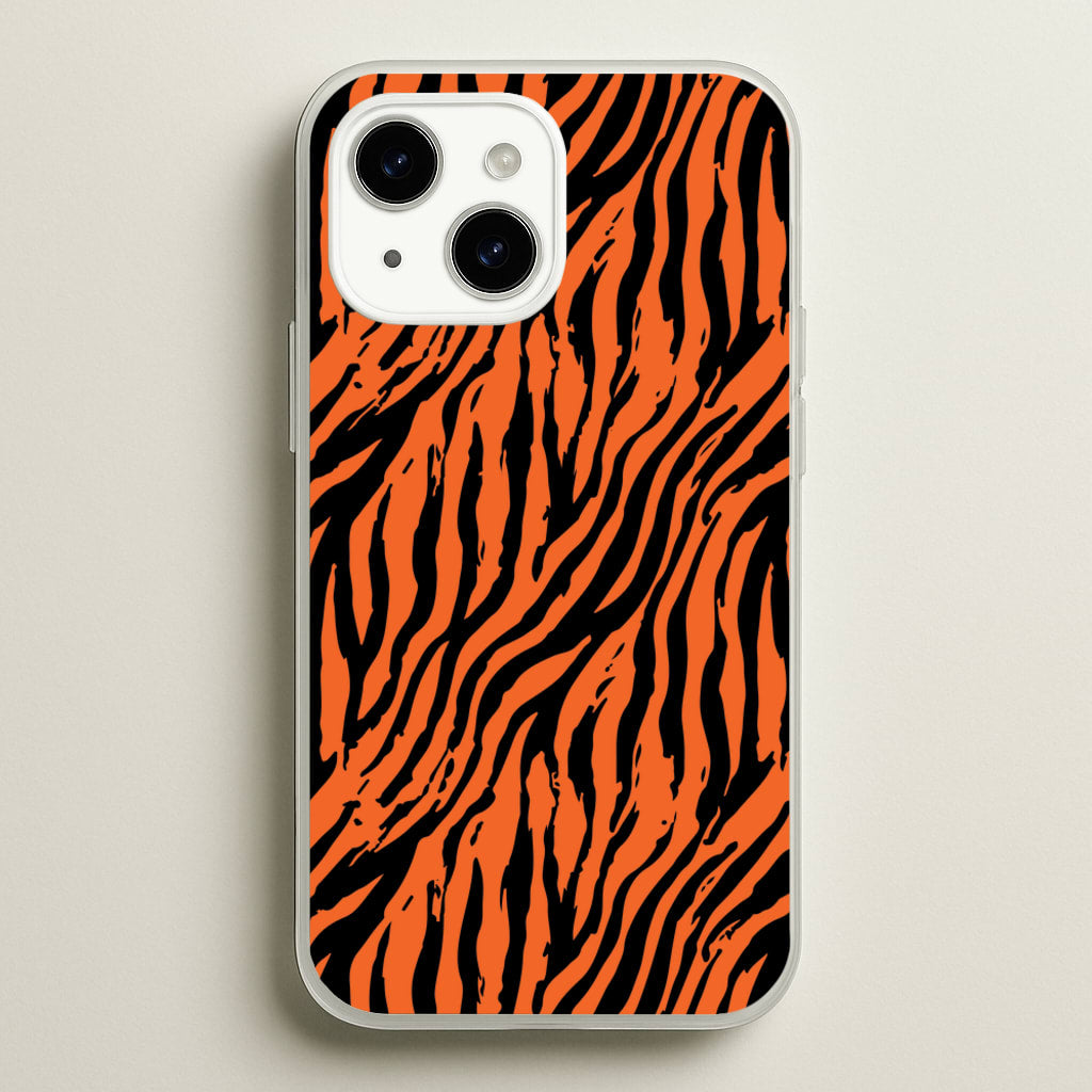 Tiger - Animal Patterns - Animal Patterns Phone Case for iPhone 14