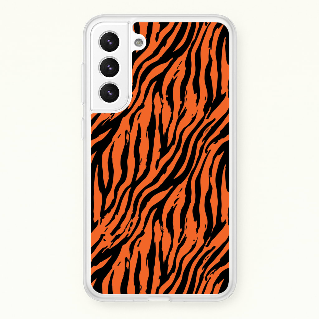 Tiger - Animal Patterns - Animal Patterns Phone Case for Galaxy S21FE