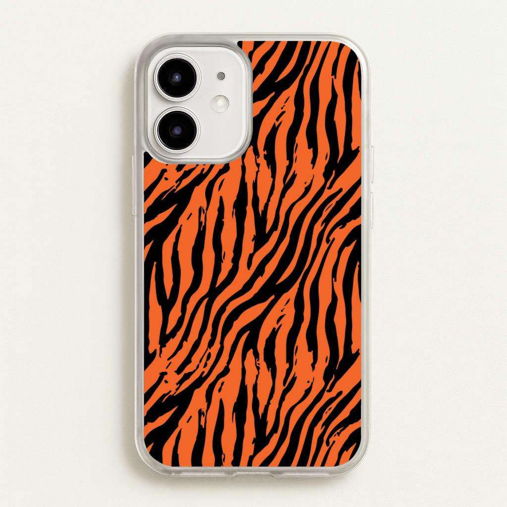 Tiger - Animal Patterns - Animal Patterns Phone Case for iPhone 12 / 12 Pro