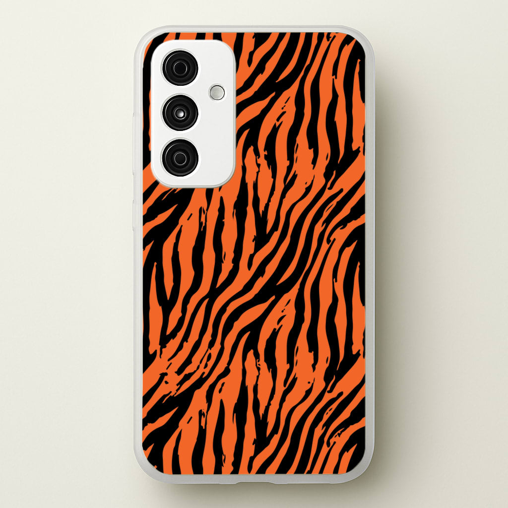 Tiger - Animal Patterns - Animal Patterns Phone Case for Galaxy A55