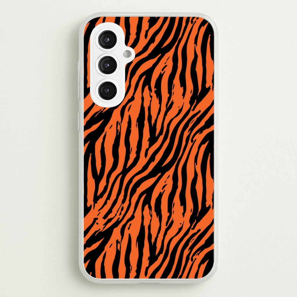 Tiger - Animal Patterns - Animal Patterns Phone Case for Galaxy S23FE
