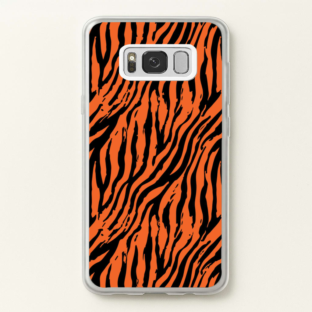 Tiger - Animal Patterns - Animal Patterns Phone Case for Galaxy S8