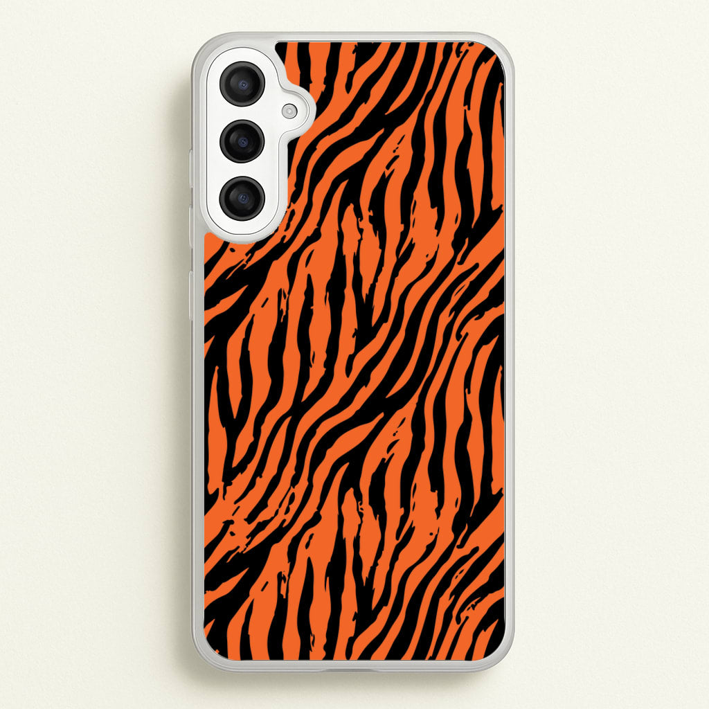 Tiger - Animal Patterns - Animal Patterns Phone Case for Galaxy A36
