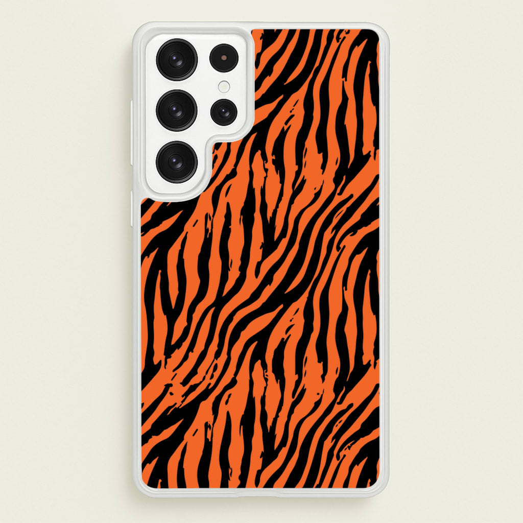 Tiger - Animal Patterns - Animal Patterns Phone Case for Galaxy S22 Ultra