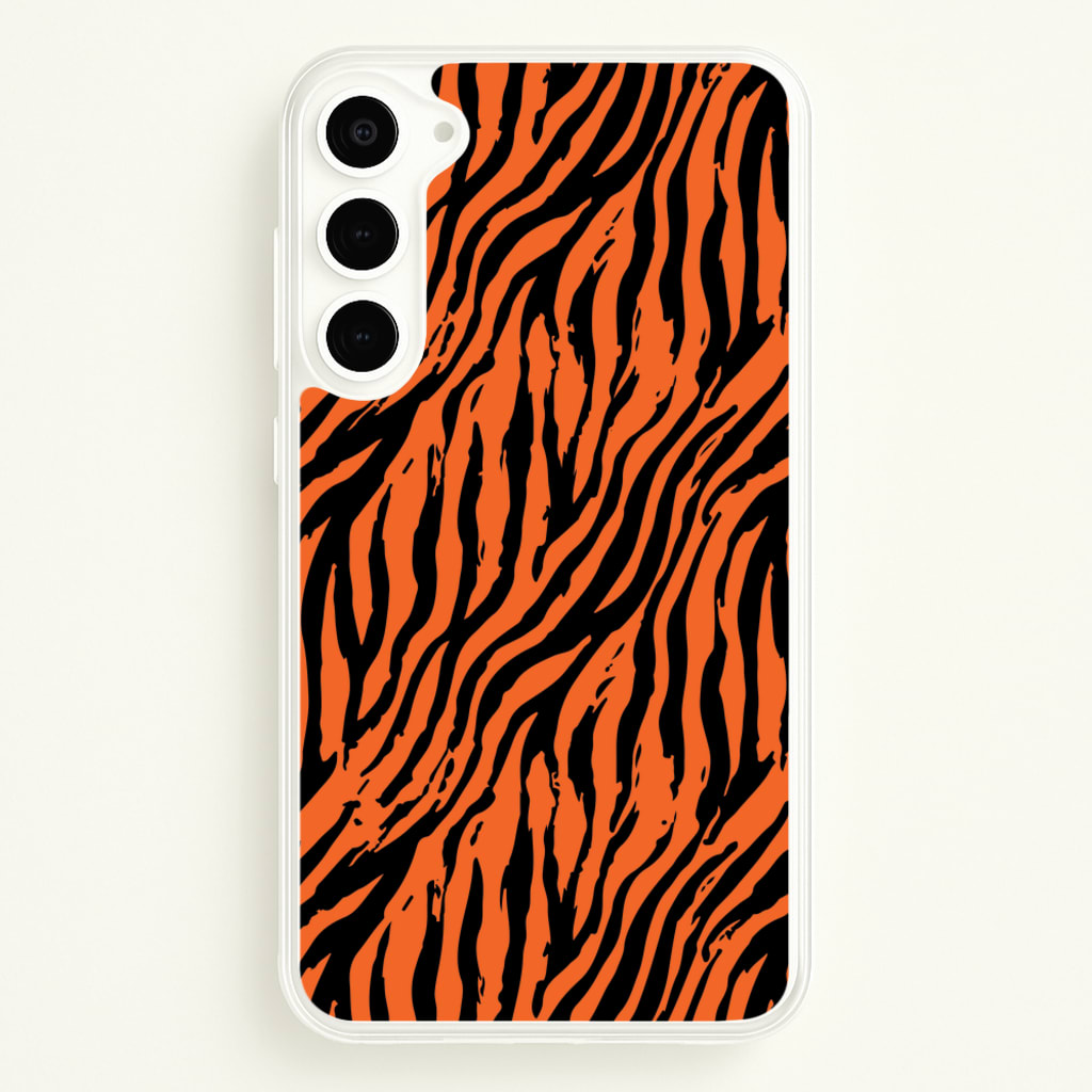 Tiger - Animal Patterns - Animal Patterns Phone Case for Galaxy S23