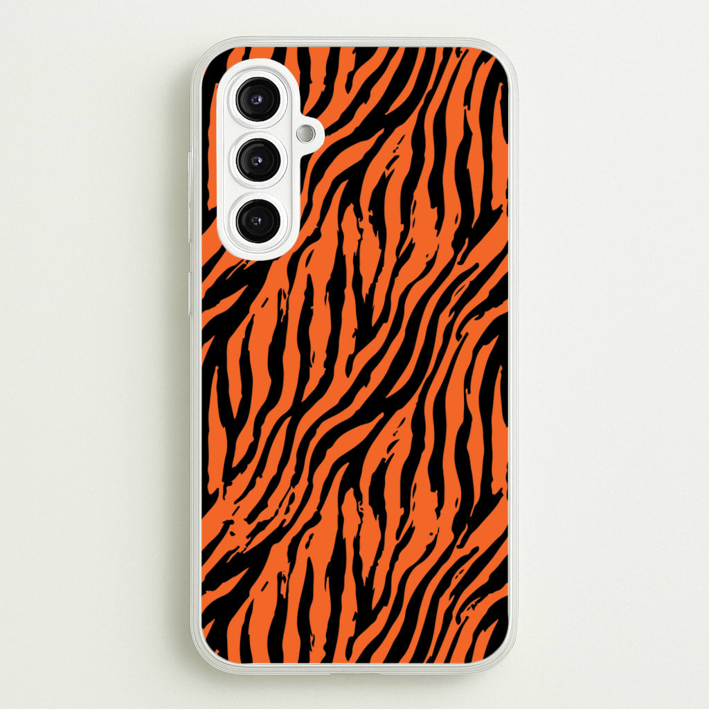 Tiger - Animal Patterns - Animal Patterns Phone Case for Galaxy A16