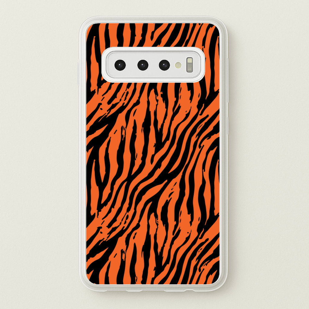 Tiger - Animal Patterns - Animal Patterns Phone Case for Galaxy S10