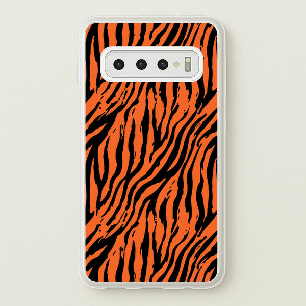 Tiger - Animal Patterns - Animal Patterns Phone Case for Galaxy S10