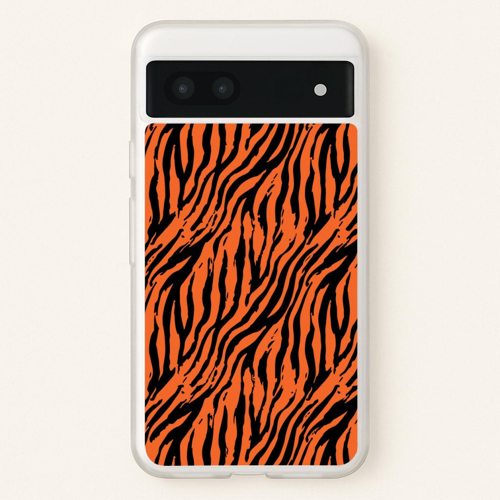 Tiger - Animal Patterns - Animal Patterns Phone Case for Google Pixel 6a