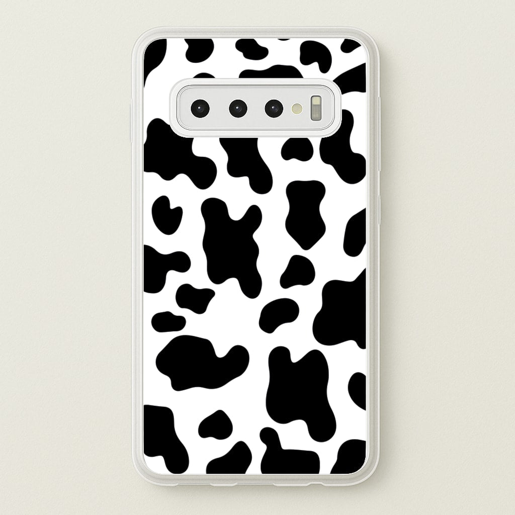 Cow - Animal Patterns - Animal Patterns Phone Case for Galaxy S10 Plus