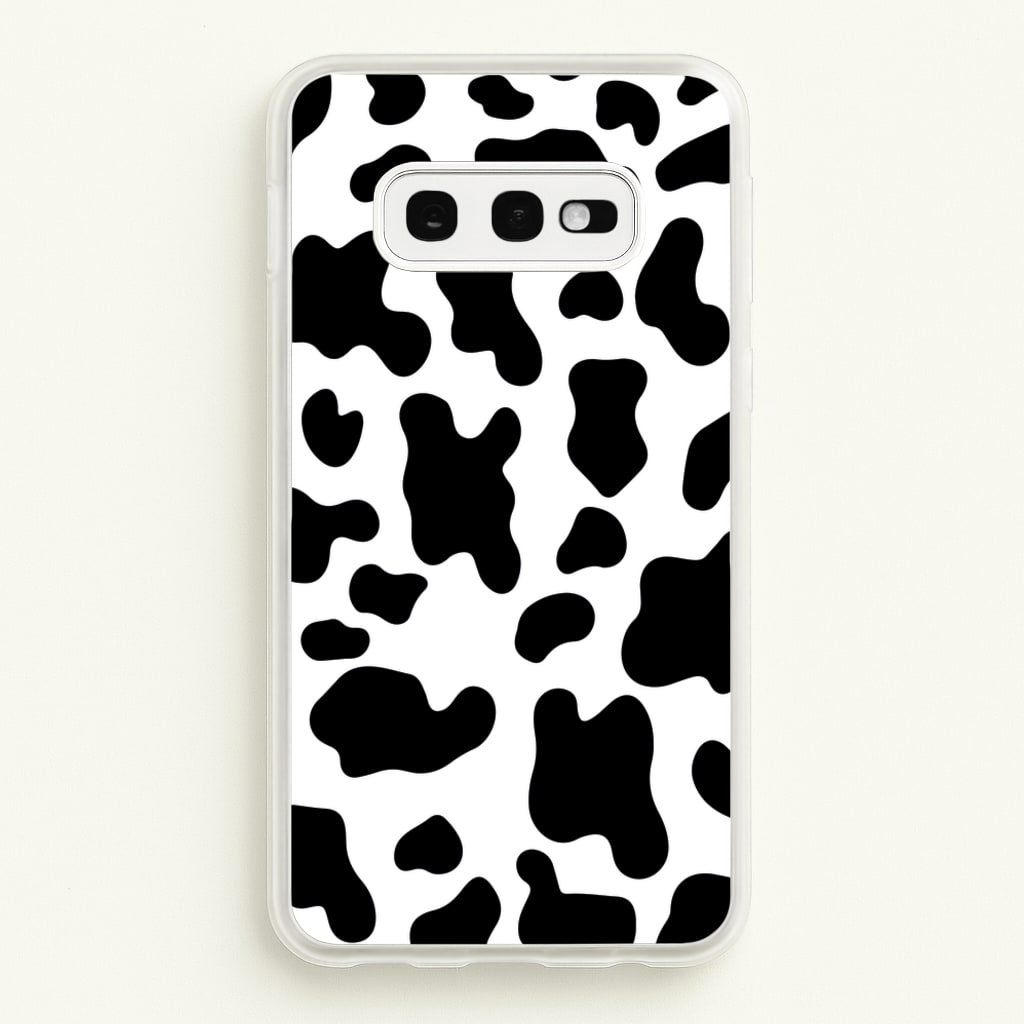 Cow - Animal Patterns - Animal Patterns Phone Case for Galaxy S10e