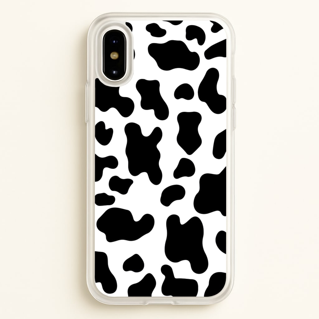Cow - Animal Patterns - Animal Patterns Phone Case for iPhone X / XS
