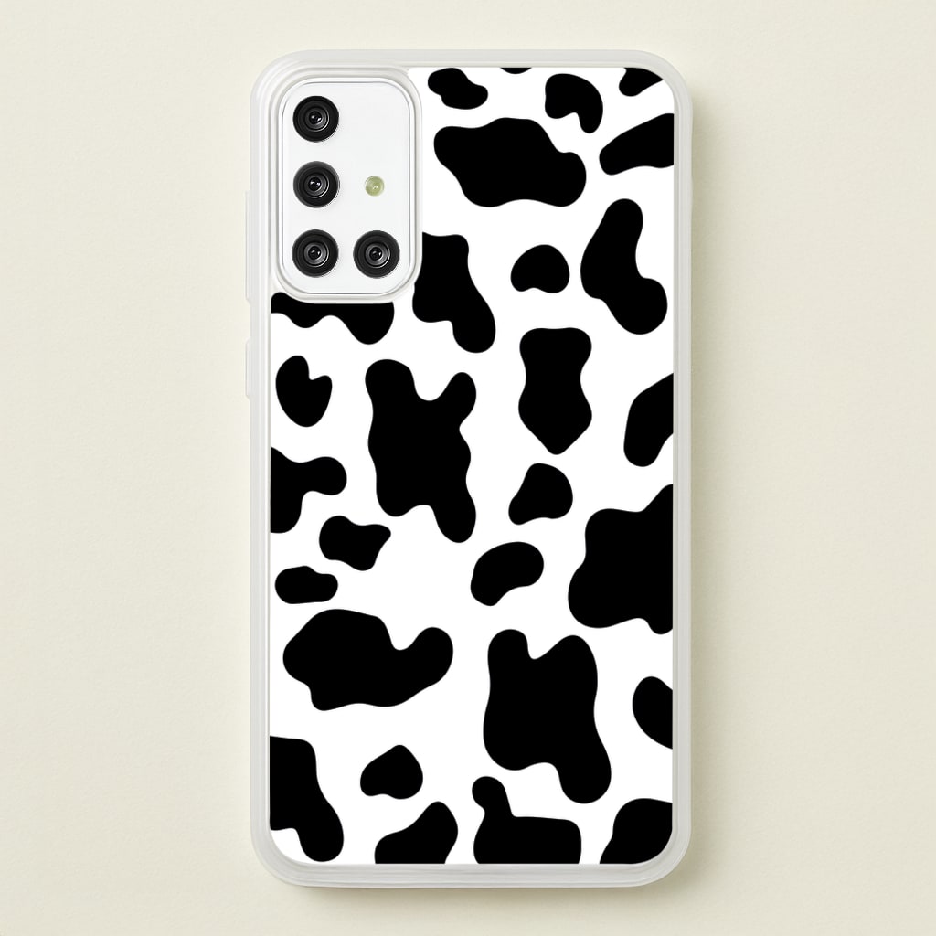 Cow - Animal Patterns - Animal Patterns Phone Case for Galaxy A71