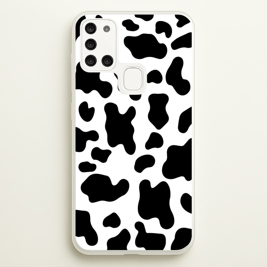 Cow - Animal Patterns - Animal Patterns Phone Case for Galaxy A21s