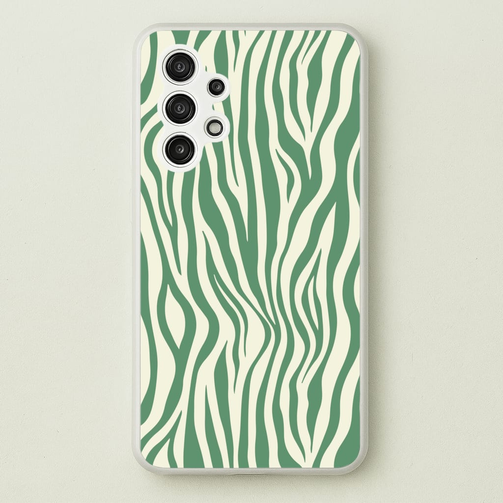 Green Zebra - Animal Patterns - Animal Patterns Phone Case for Galaxy A13
