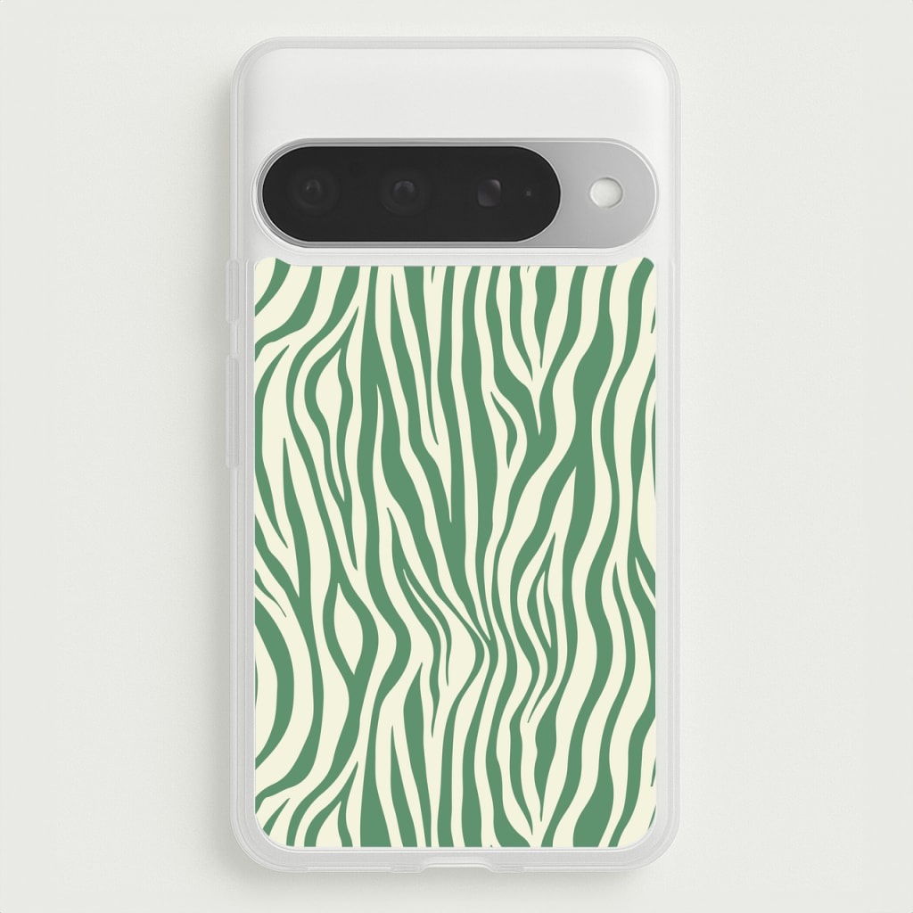 Green Zebra - Animal Patterns Phone Case for Google Pixel 10 Pro XL