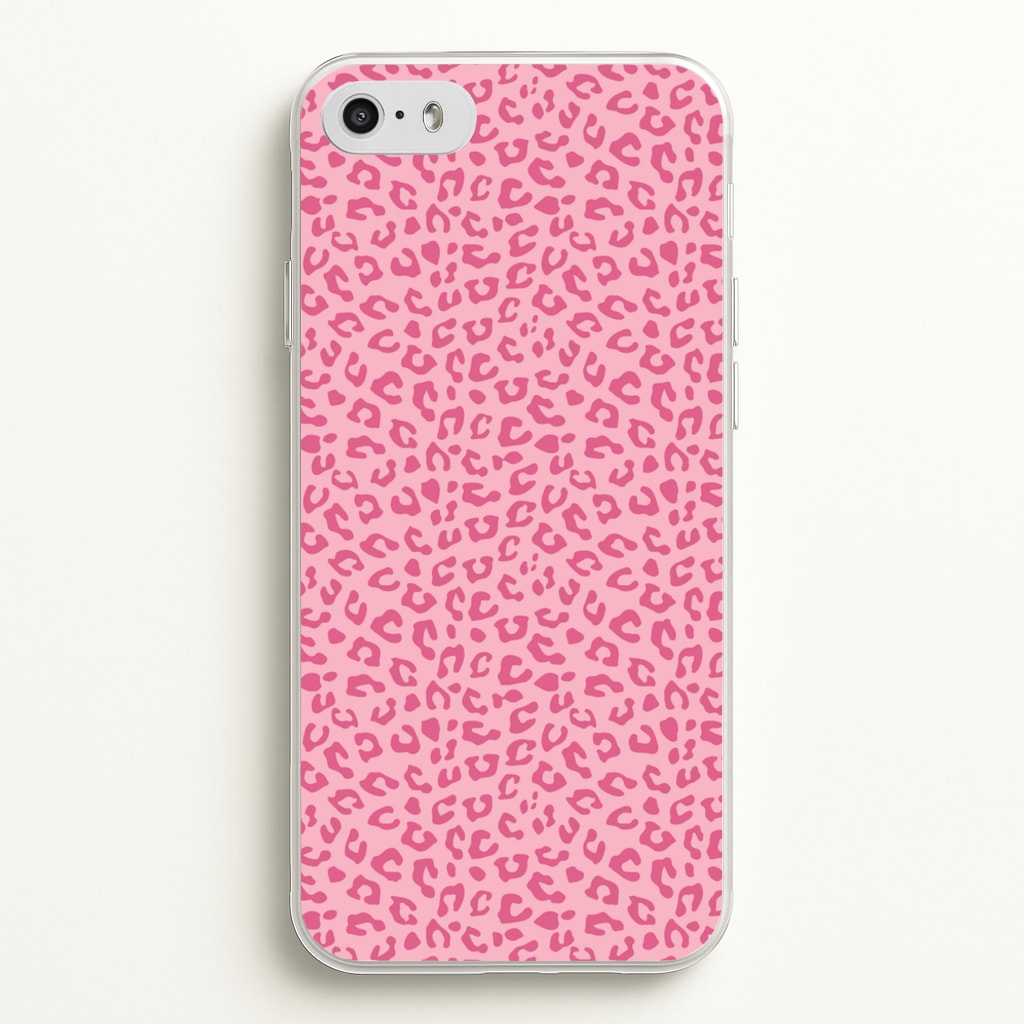 Pink Cheetah - Animal Patterns - Animal Patterns Phone Case for iPhone 5 / 5s / SE 2016