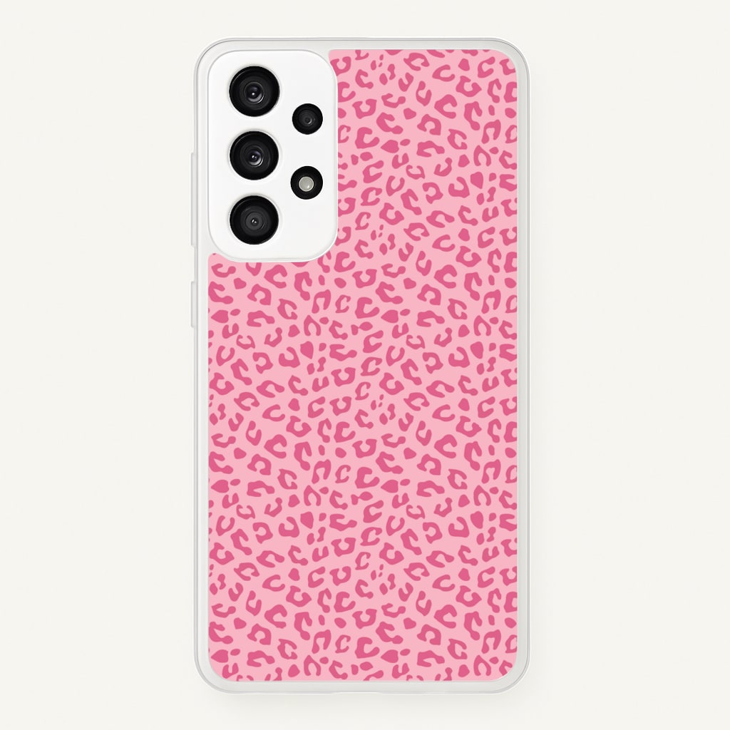 Pink Cheetah - Animal Patterns - Animal Patterns Phone Case for Galaxy A53