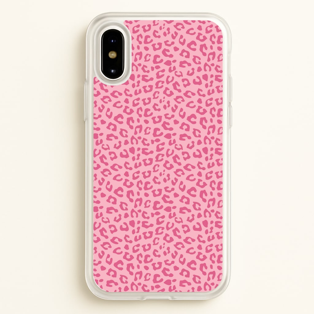 Pink Cheetah - Animal Patterns - Animal Patterns Phone Case for iPhone X / XS