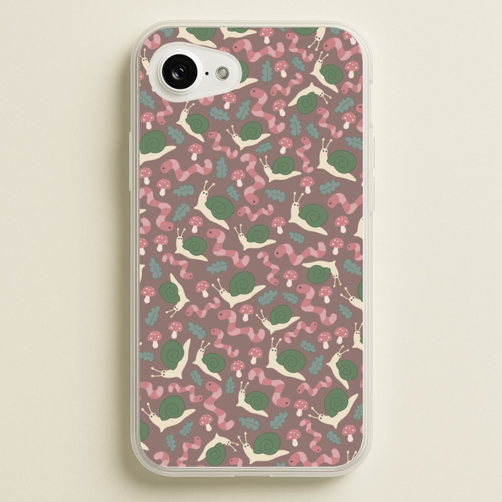 Snails - Animal Patterns - Animal Patterns Phone Case for iPhone 16e