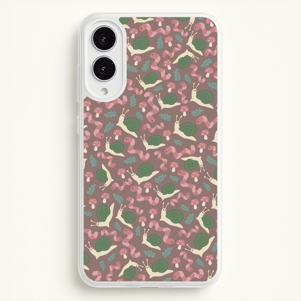 Snails - Animal Patterns - Animal Patterns Phone Case for Galaxy S25 Edge