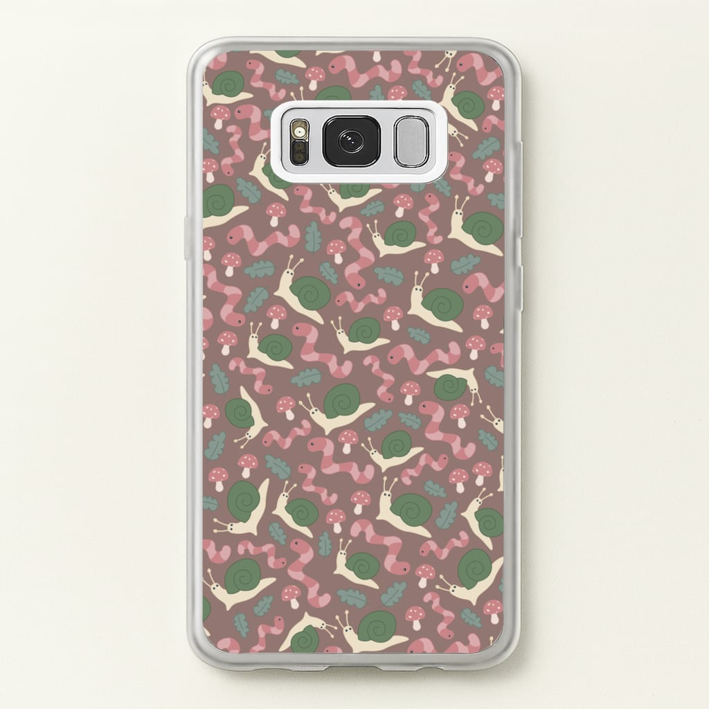 Snails - Animal Patterns - Animal Patterns Phone Case for Galaxy S8