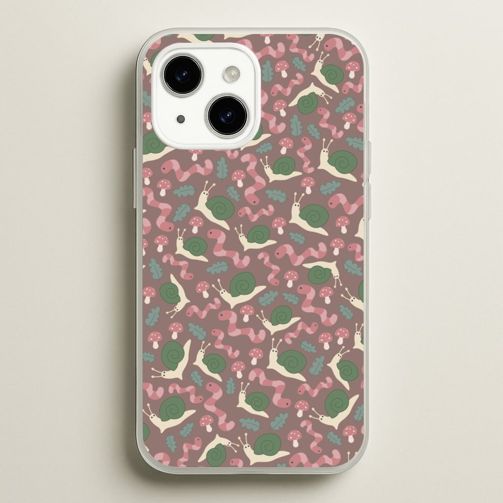 Snails - Animal Patterns - Animal Patterns Phone Case for iPhone 14 Plus