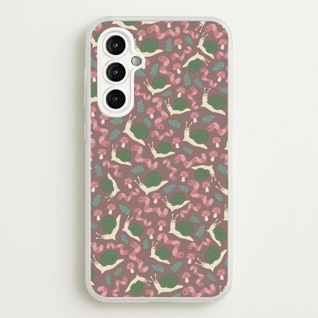 Snails - Animal Patterns - Animal Patterns Phone Case for Galaxy A14