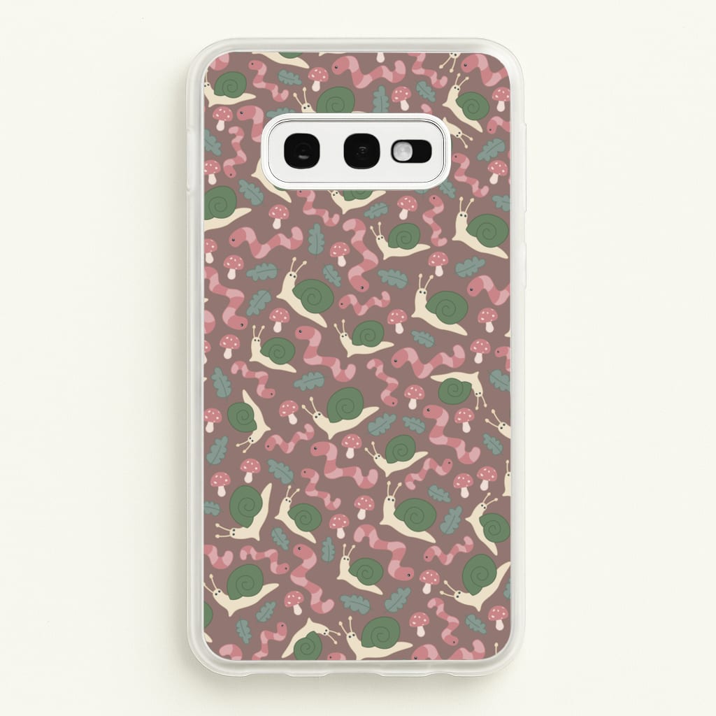 Snails - Animal Patterns - Animal Patterns Phone Case for Galaxy S10e
