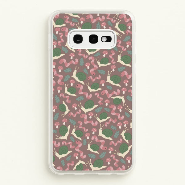 Snails - Animal Patterns - Animal Patterns Phone Case for Galaxy S10e