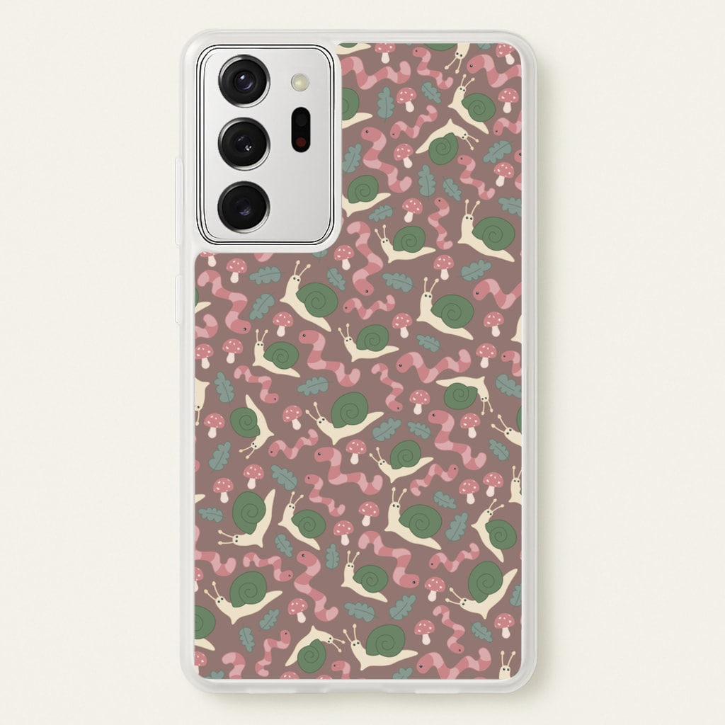 Snails - Animal Patterns - Animal Patterns Phone Case for Galaxy Note 20 Ultra