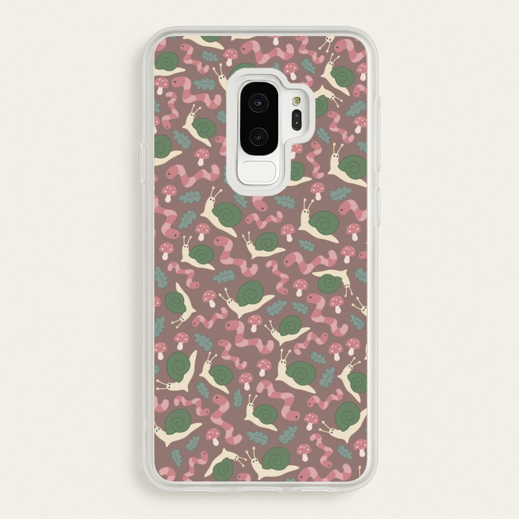 Snails - Animal Patterns - Animal Patterns Phone Case for Galaxy S9 Plus