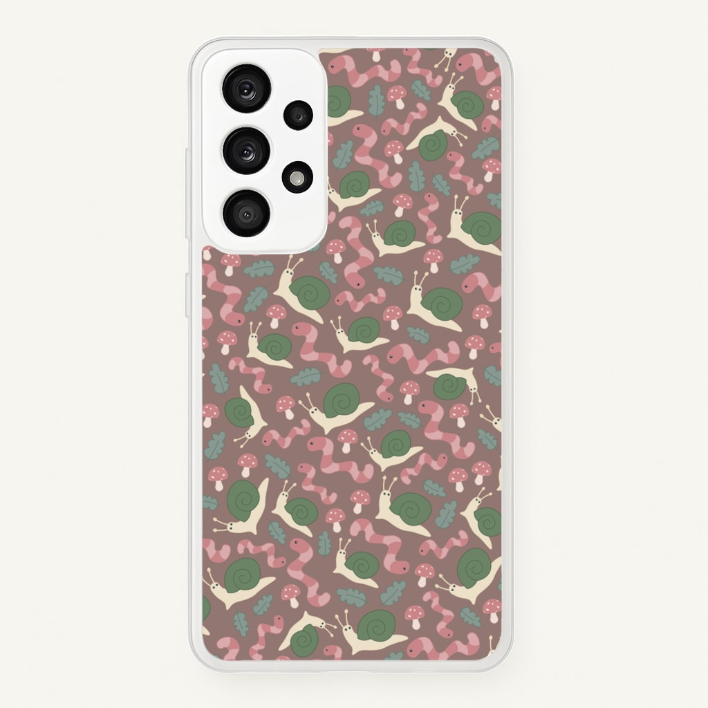 Snails - Animal Patterns - Animal Patterns Phone Case for Galaxy A33