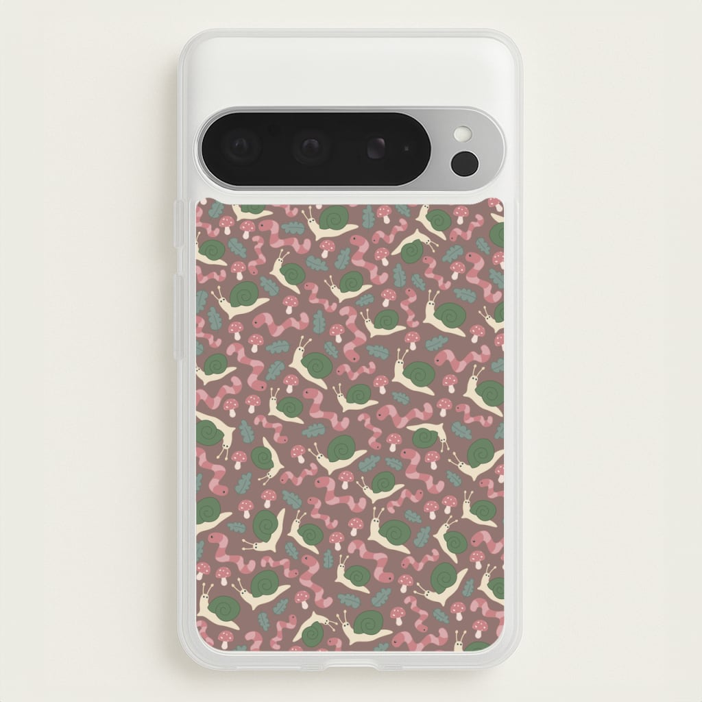 Snails - Animal Patterns - Animal Patterns Phone Case for Google Pixel 9 Pro XL