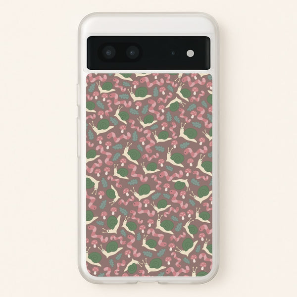Snails - Animal Patterns - Animal Patterns Phone Case for Google Pixel 7