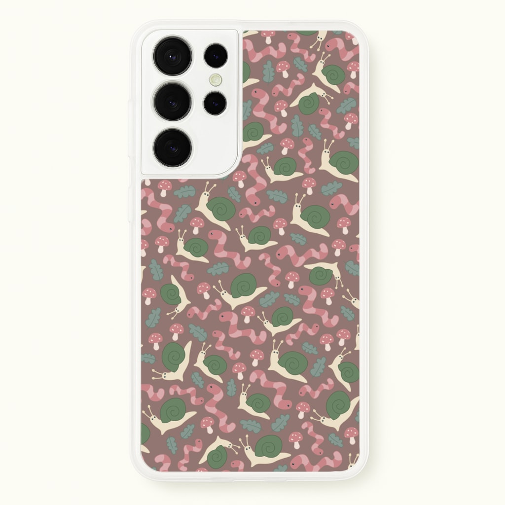 Snails - Animal Patterns - Animal Patterns Phone Case for Galaxy S21 Ultra