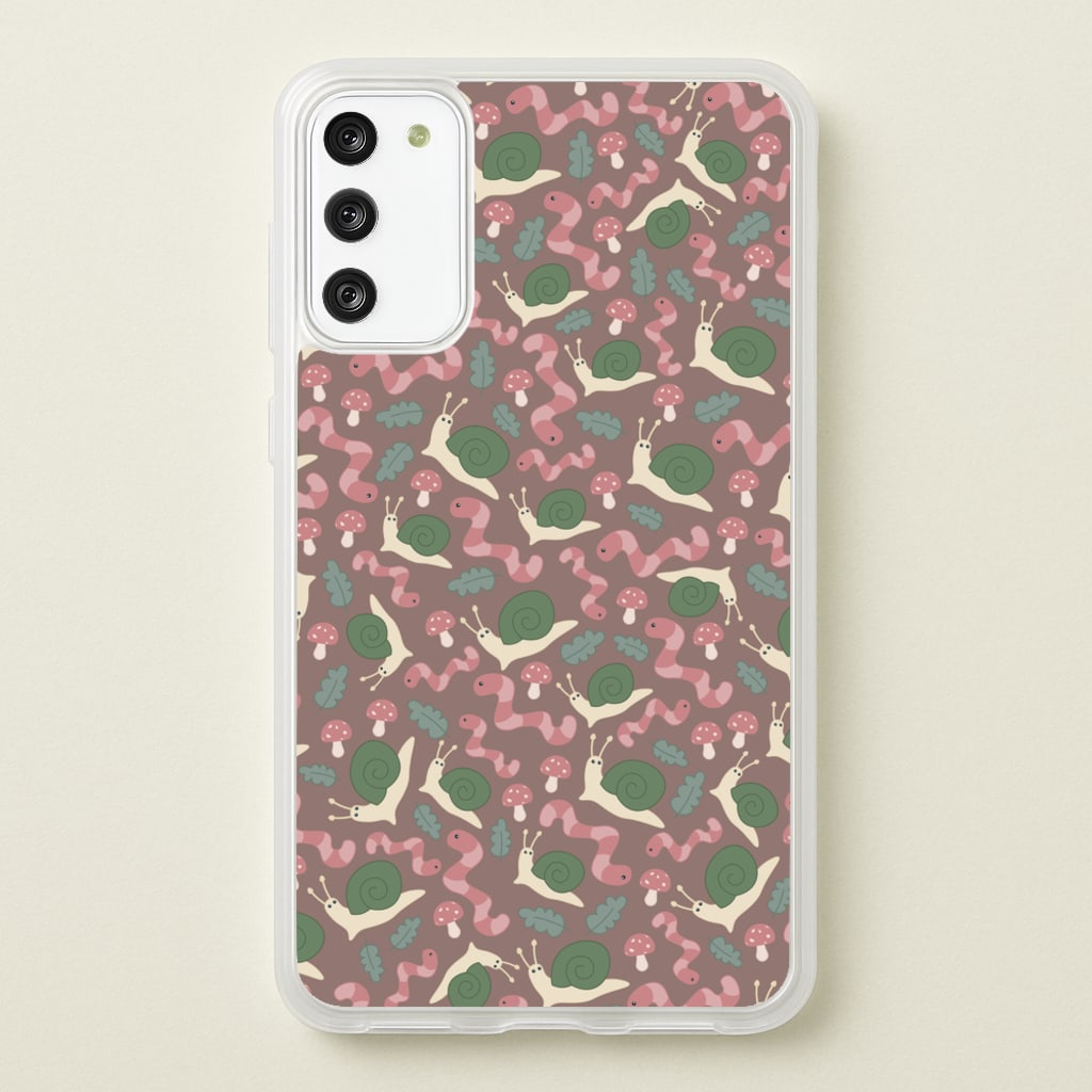 Snails - Animal Patterns - Animal Patterns Phone Case for Galaxy A41