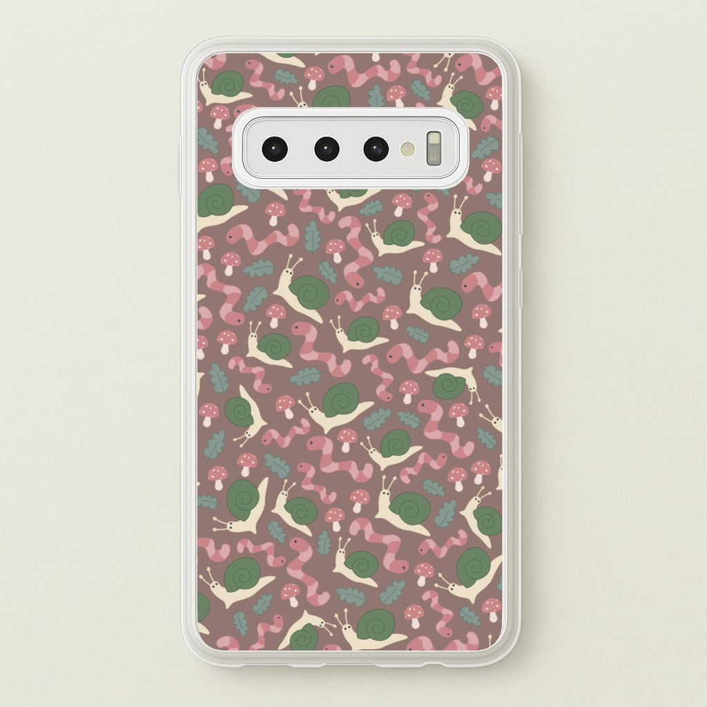 Snails - Animal Patterns - Animal Patterns Phone Case for Galaxy S10 Plus