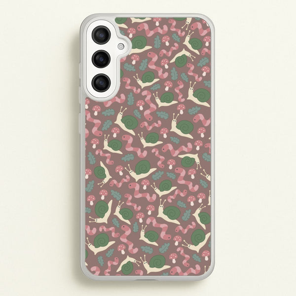 Snails - Animal Patterns - Animal Patterns Phone Case for Galaxy A36