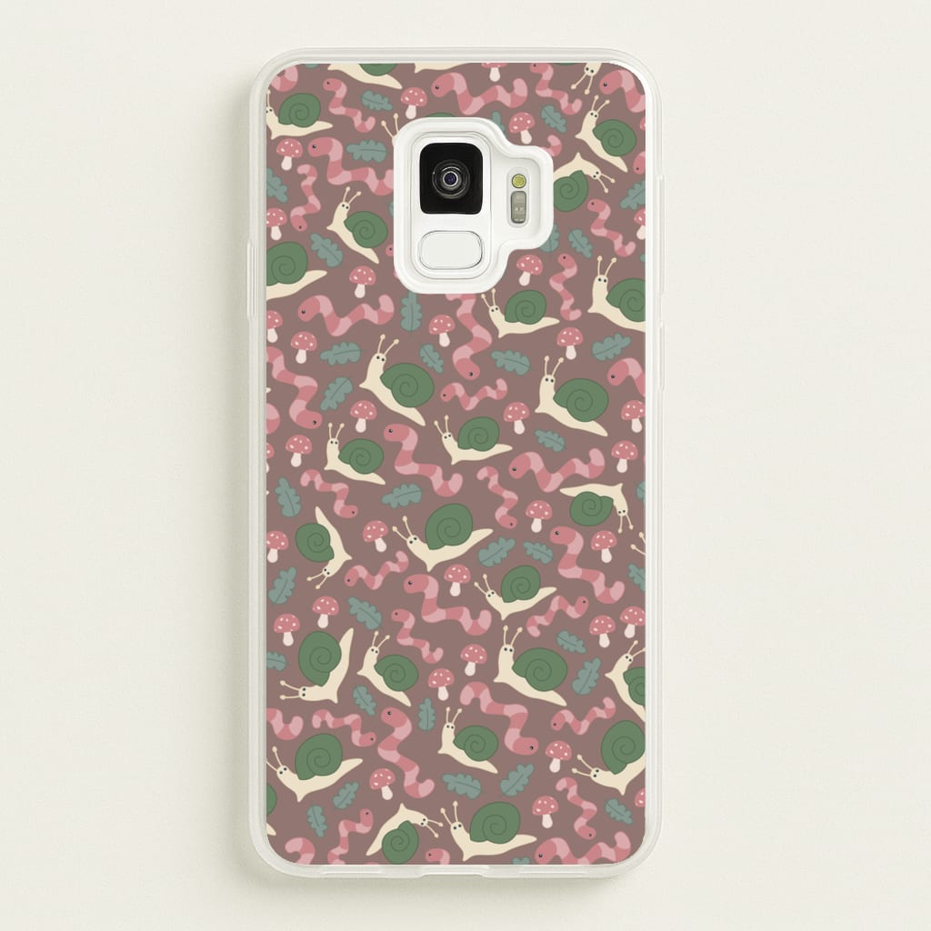 Snails - Animal Patterns - Animal Patterns Phone Case for Galaxy S9